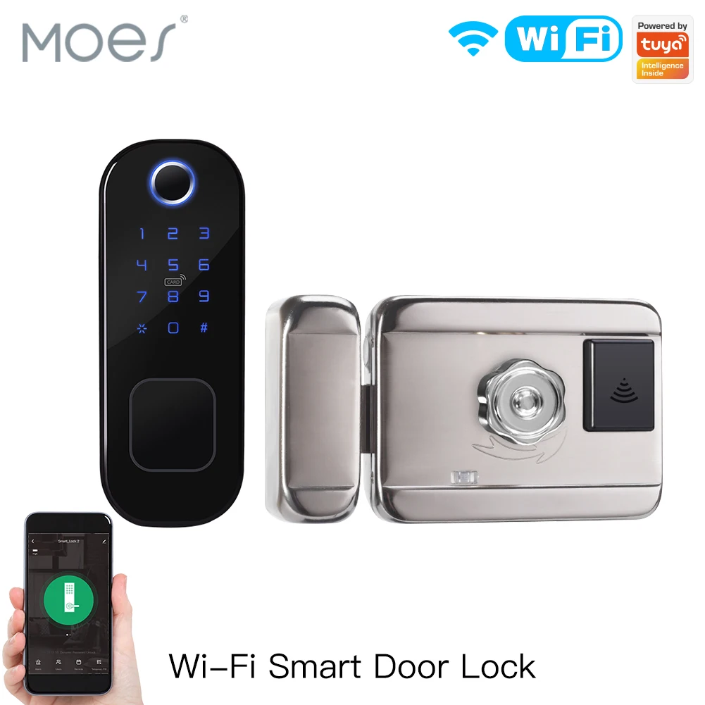 Smart Home Lock - MOES WiFi Tuya Smart Lock Door