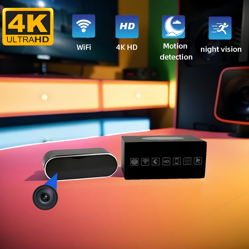 Smart Home Battery Camera - New Upgraded and Improved 4KHD Mini