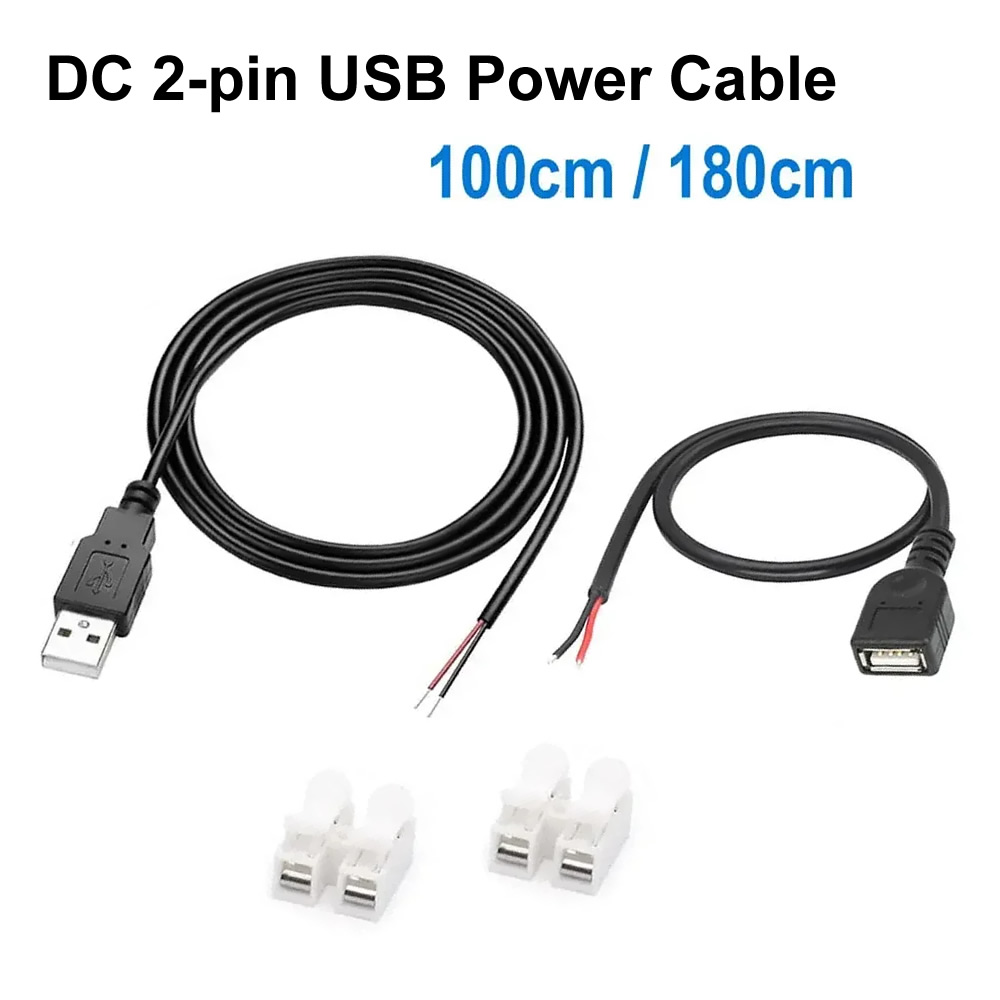 Smart Power Strip - DC 2-pin USB Power Cable USB