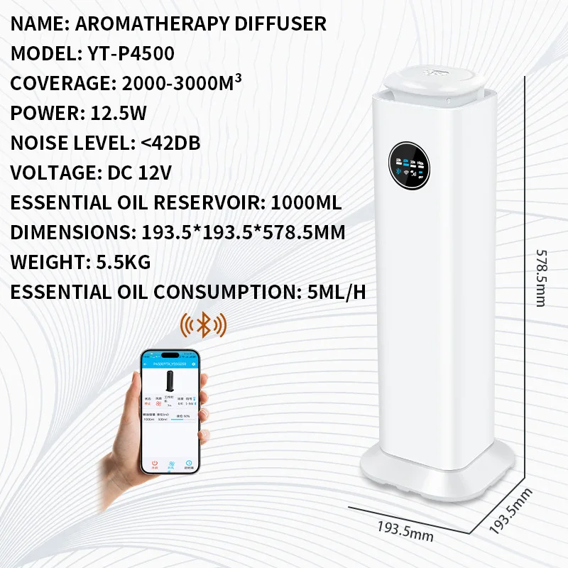 Smart Home Villa - Smart WiFi Essential Oil Diffuser App-Controlled,