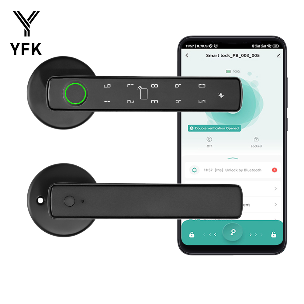 Smart Home Lock - Tuya Bluetooth Smart Fingerprint Door Lock