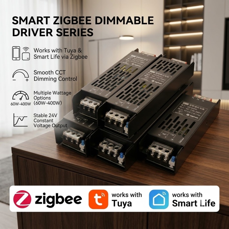 Smart Power Strip - DC24V Tuya Zigbee LED Power Transformer
