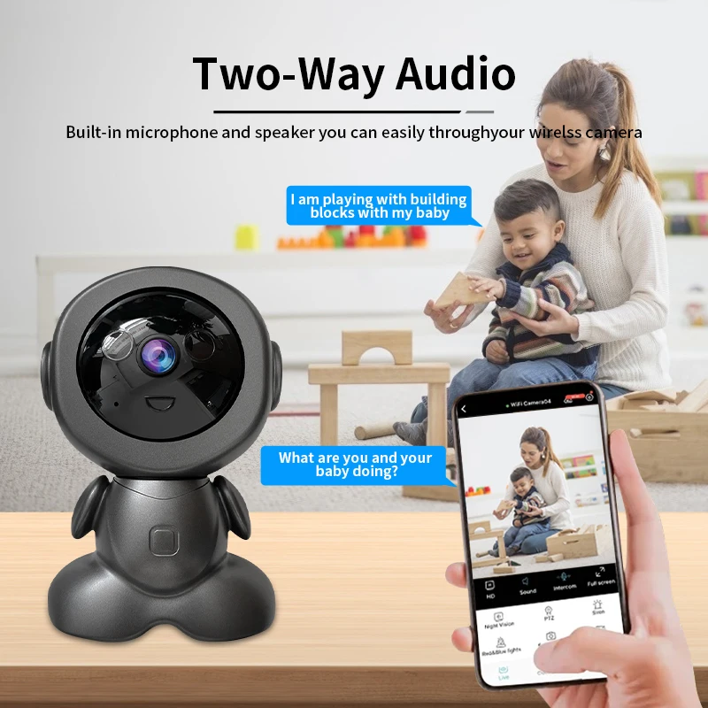 8MP Wifi Surveillance Robot Ca - Smart Home Os recension och pris