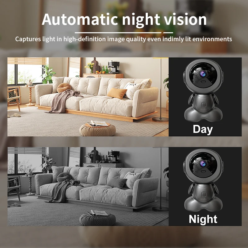 8MP Wifi Surveillance Robot Ca - Smart Home Os recension och pris