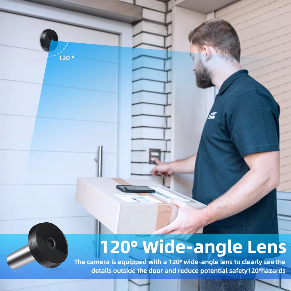 Hollarm 3.5 Inch Wireless Door - Smart Home Battery Camera recension och pris