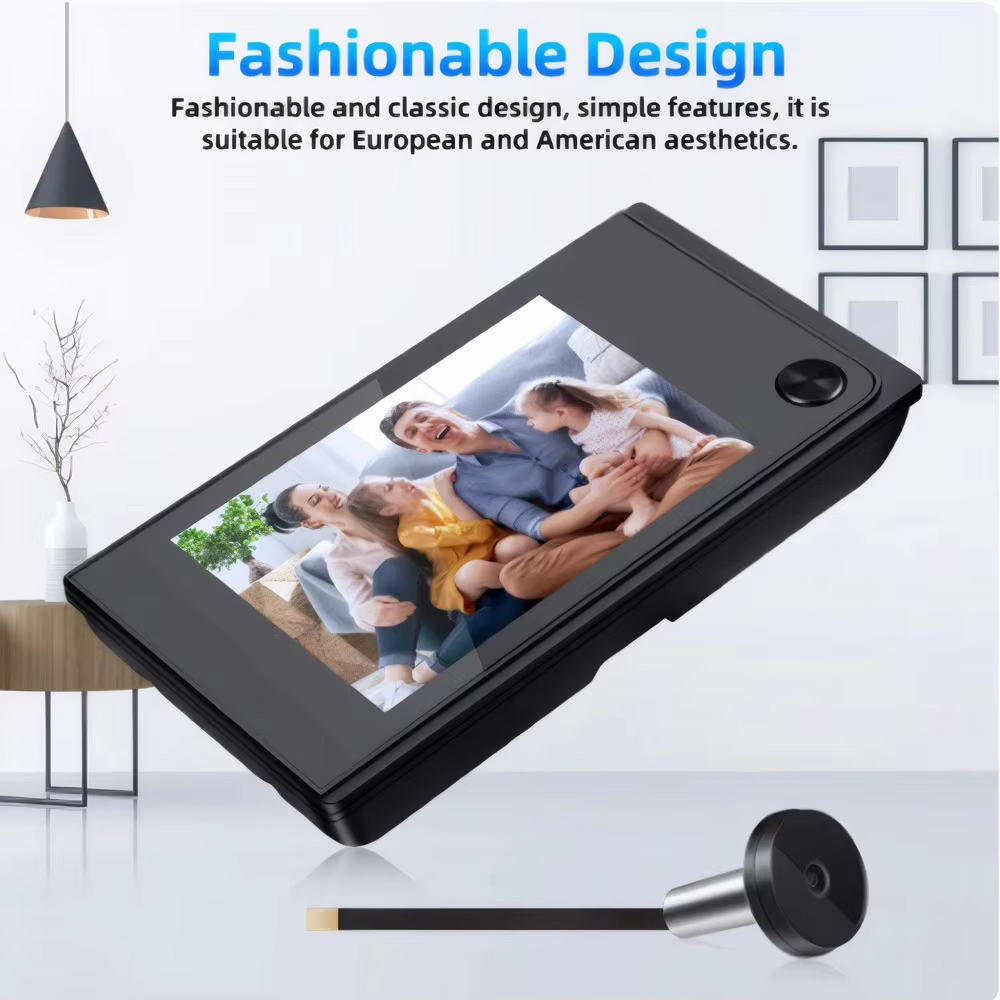 Hollarm 3.5 Inch Wireless Door - Smart Home Battery Camera recension och pris