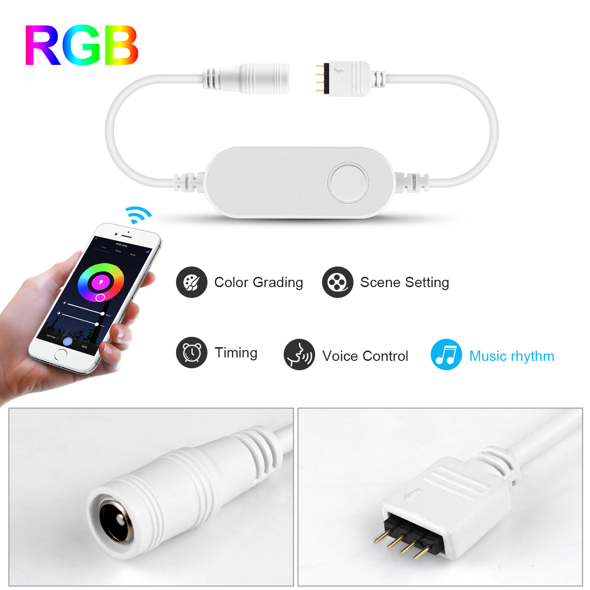 RGB LED Strip Controller ,Smar - Smart Power Strip recension och pris