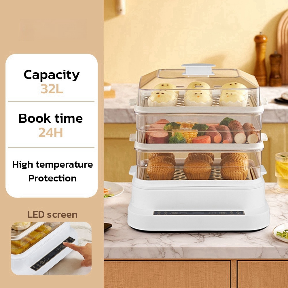32L Smart Electric Steamer - 3 - Smart Home Appliances recension och pris