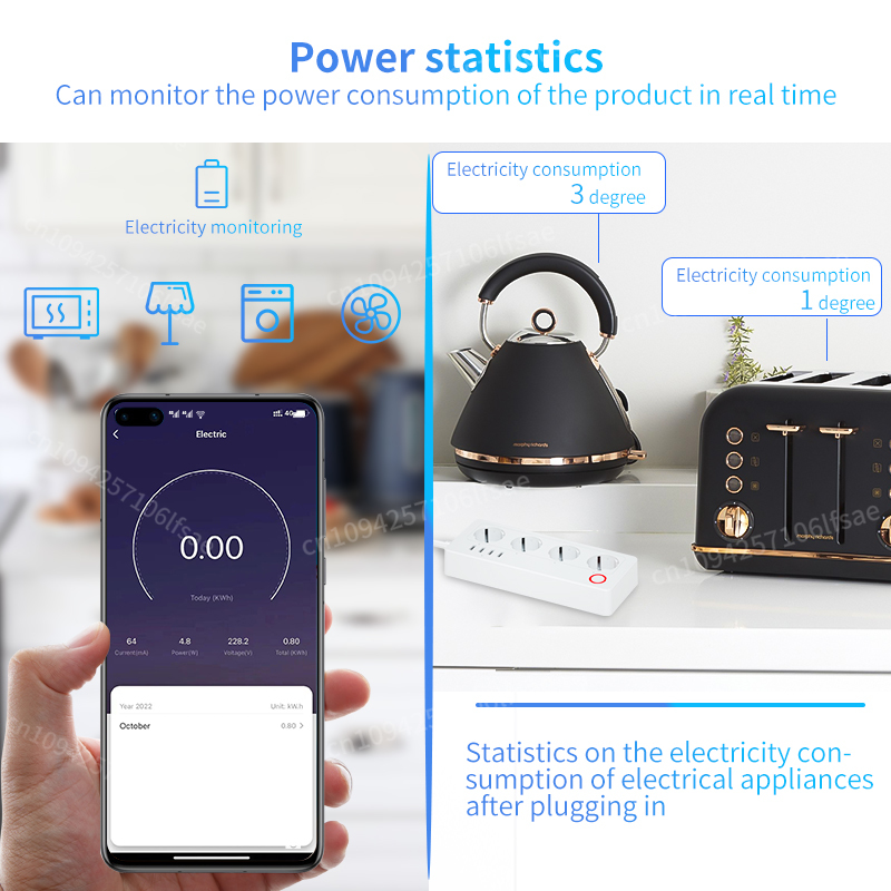 10A/16A Power Strip Tuya Smart - Smart Power Strip recension och pris