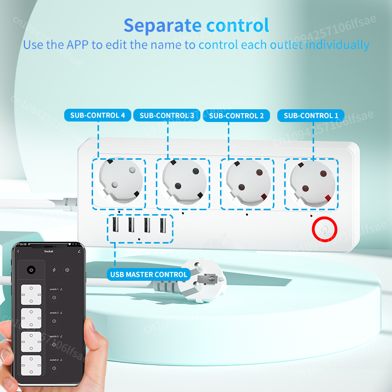 10A/16A Power Strip Tuya Smart - Smart Power Strip recension och pris