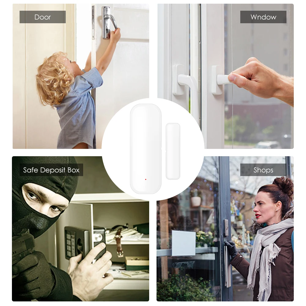 iHseno Tuya WiFi Door Sensor W - Smart Home Appliances recension och pris