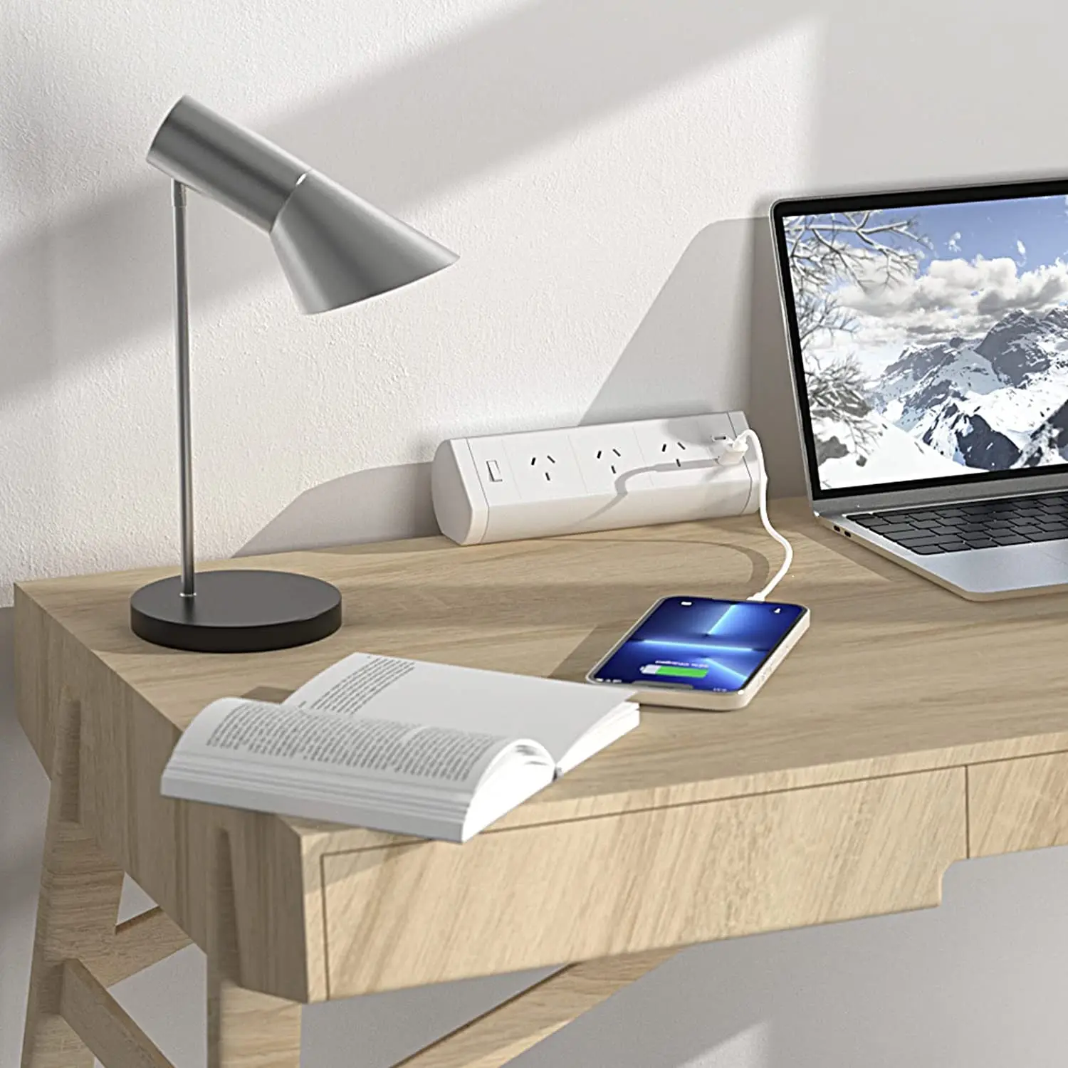 AU Power Outlet Aluminium Allo - Smart Power Strip recension och pris