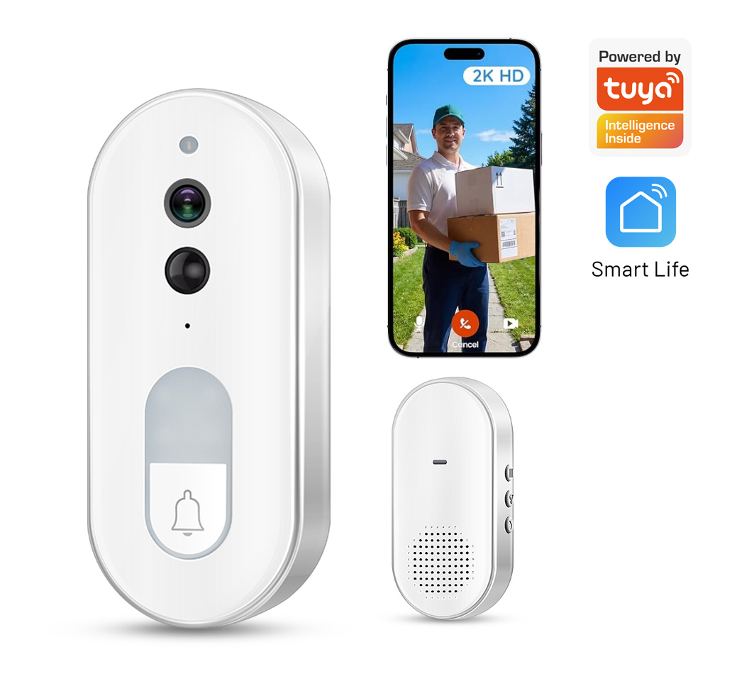 Tuya Smart Video Doorbell Wire - Smart Home Battery Camera recension och pris