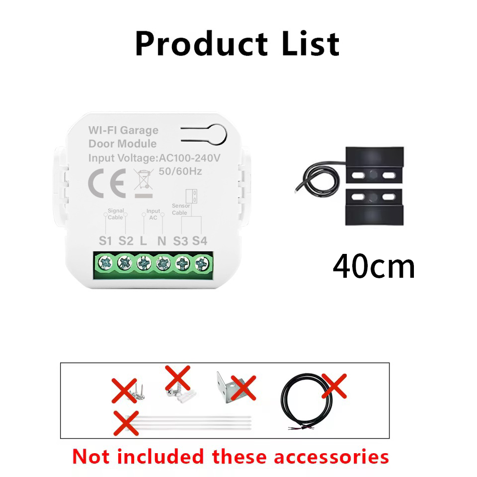 Smart Tuya WiFi Garage Door Sw - Smart Home Villa recension och pris