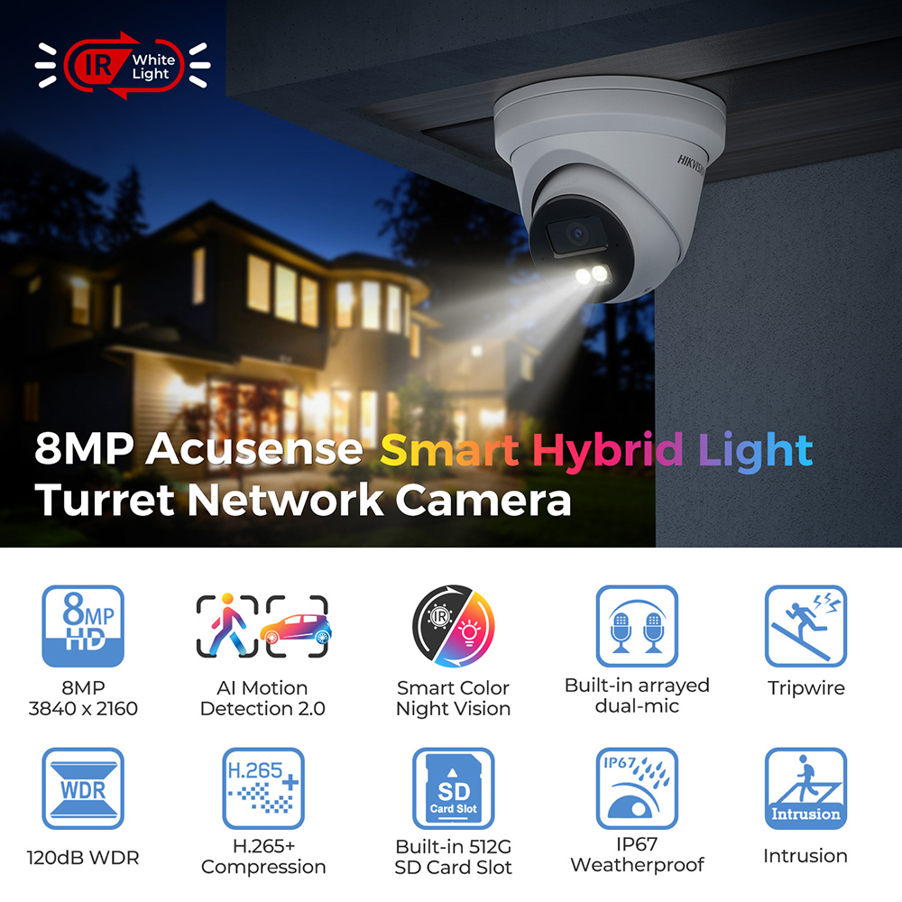 Hikvision 4K Smart Hybrid Ligh - Smart Home Hikvision recension och pris