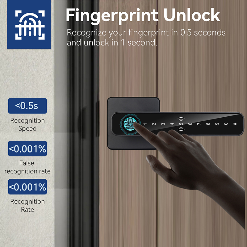 XSDTS Tuya Handle Fingerprint  - Smart Home Villa recension och pris