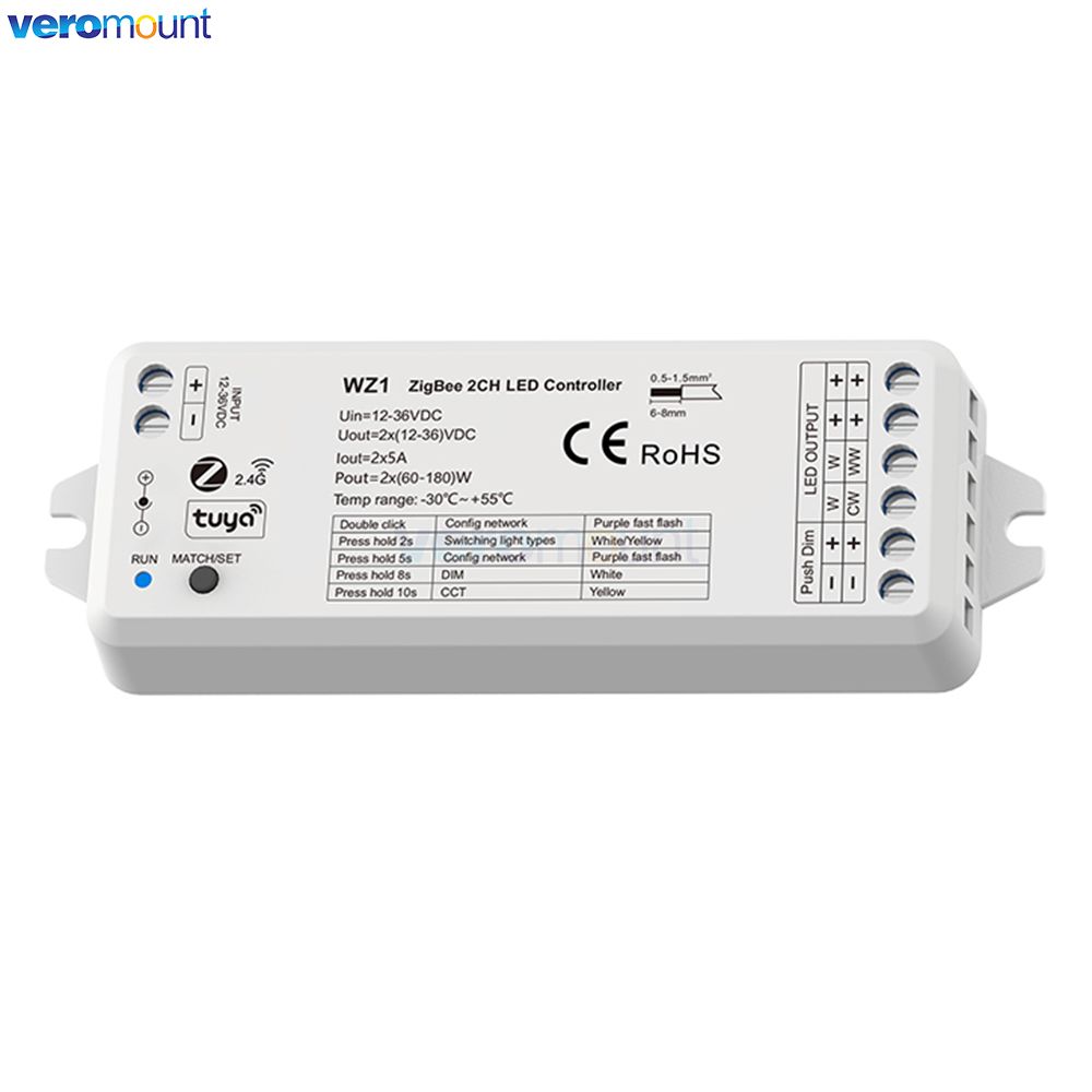 WZ1 Zigbee LED Dimmer 12V 24V  - Smart Home Llm recension och pris