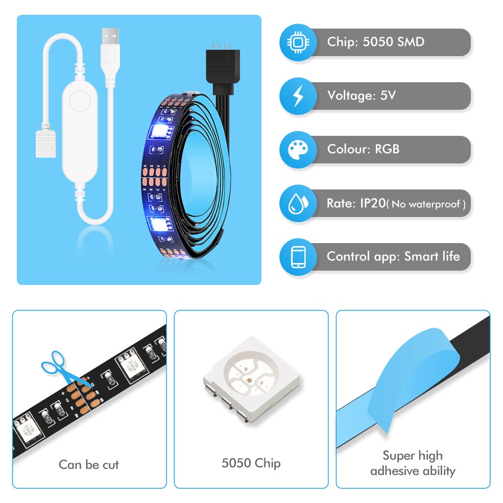 Tuya Zigbee Smart Led Lights F - Smart Home Llm recension och pris