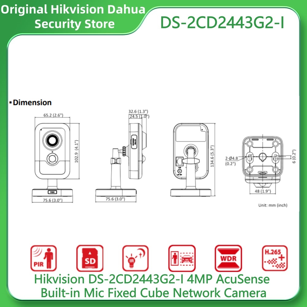Hikvision DS-2CD2443G2-I 4MP M - Smart Home Hikvision recension och pris