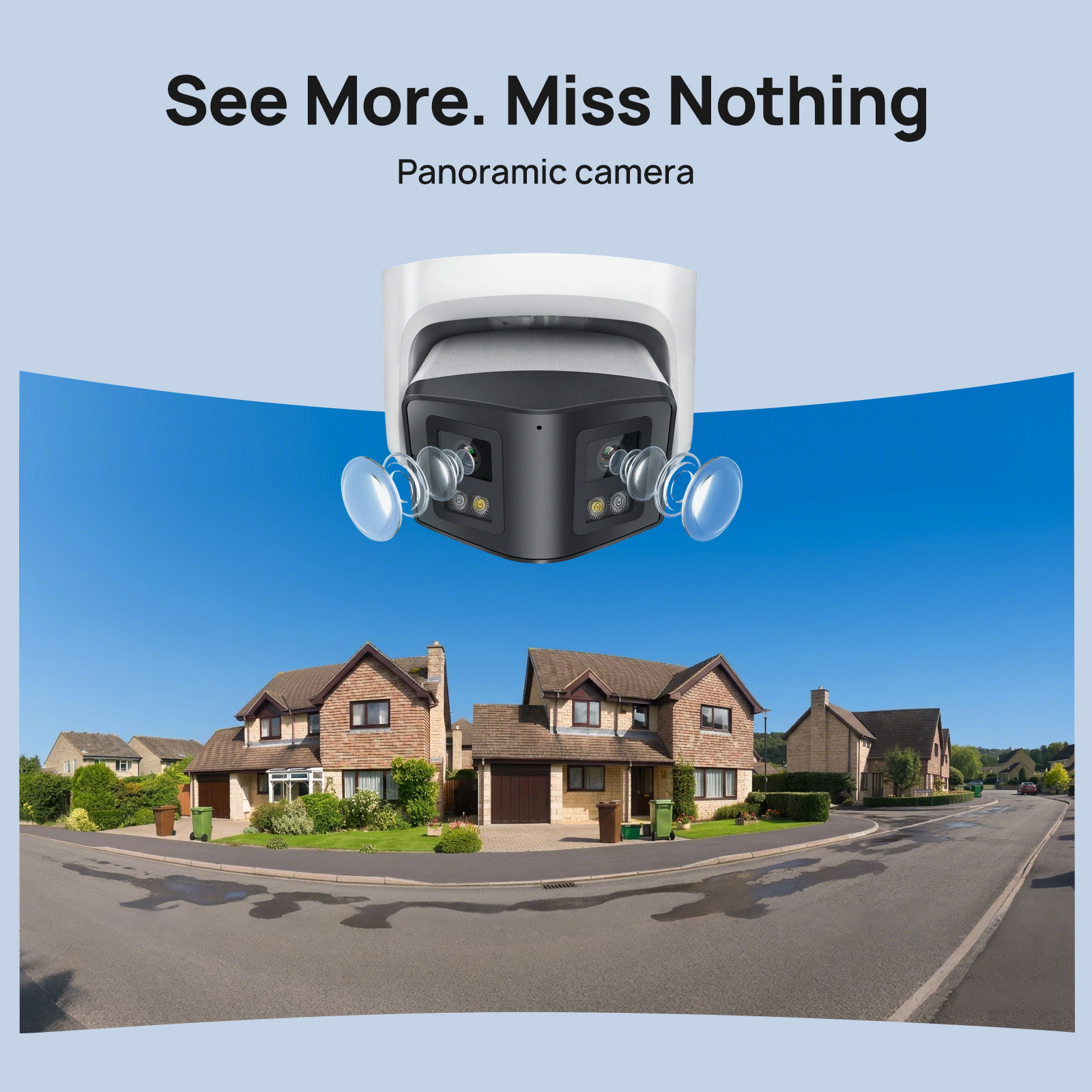 Vikylin 4MP Panoramic Dual Len - Smart Home Hikvision recension och pris