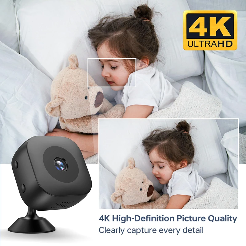4K HD Security Camera WiFi Wir - Smart Home Battery Camera recension och pris