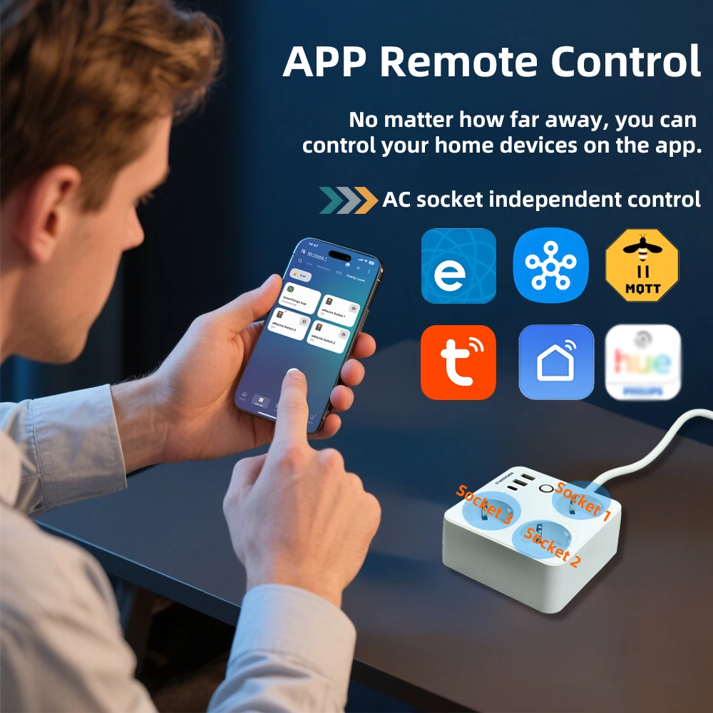 BORUIDAPLS ZigBee EU Smart Pow - Smart Power Strip recension och pris