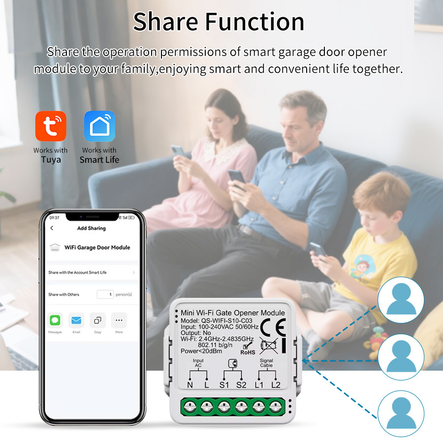 Tuya Smart WiFi or Zigbee Gara - Smart Home Villa recension och pris