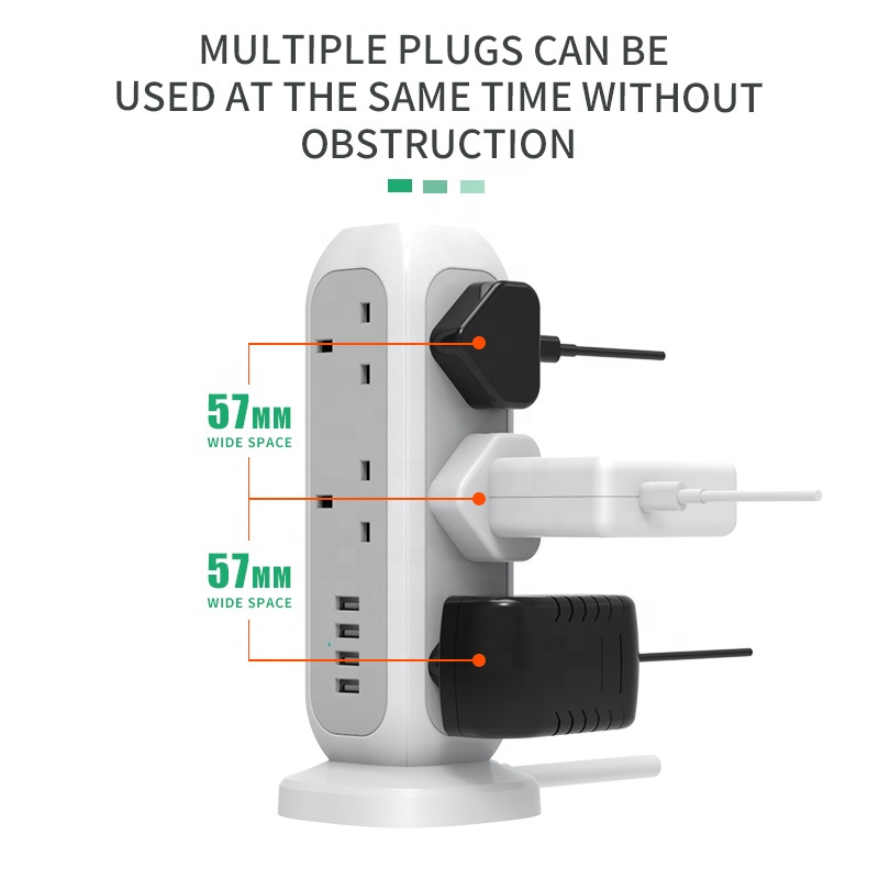 11 Outlets Electrical Uk Exten - Smart Power Strip recension och pris