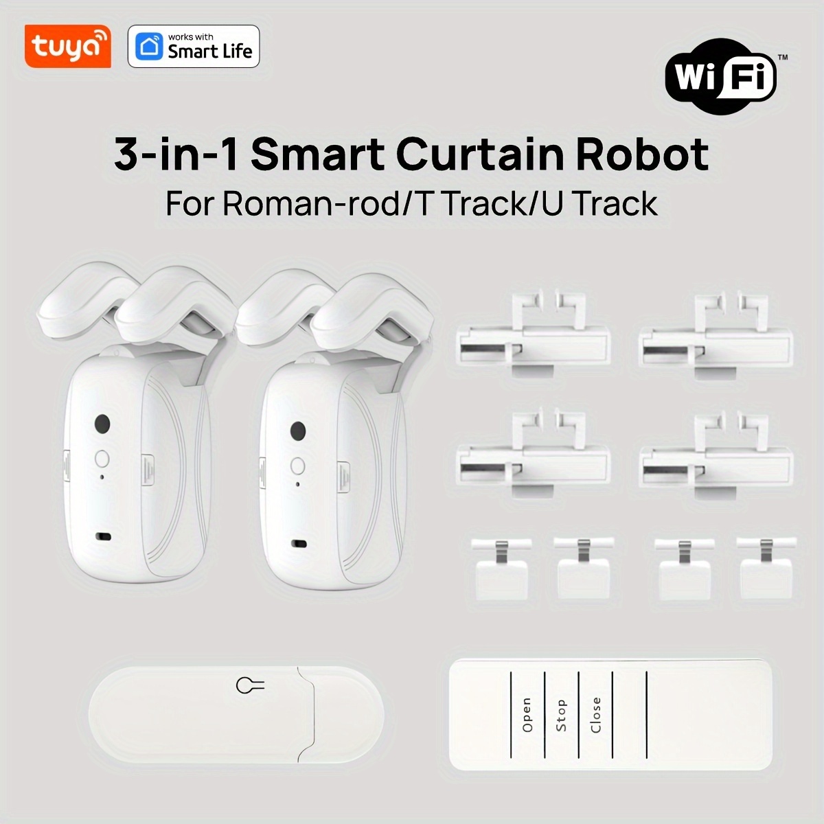 1/2PCS Tuya Smart WiFi Curtain - Smart Home Vimar recension och pris