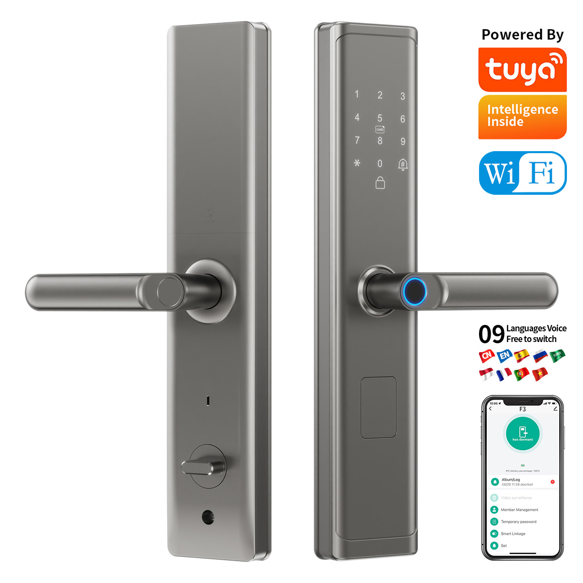 Tuya Wifi TTlock App Fingerpri - Smart Home Lock recension och pris