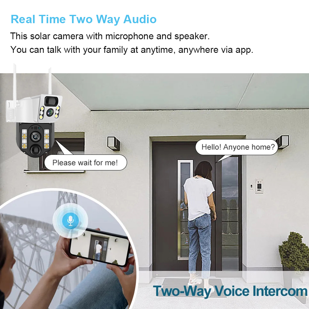 WiFi/4G Solar Camera IP CCTV S - Smart Home Os recension och pris