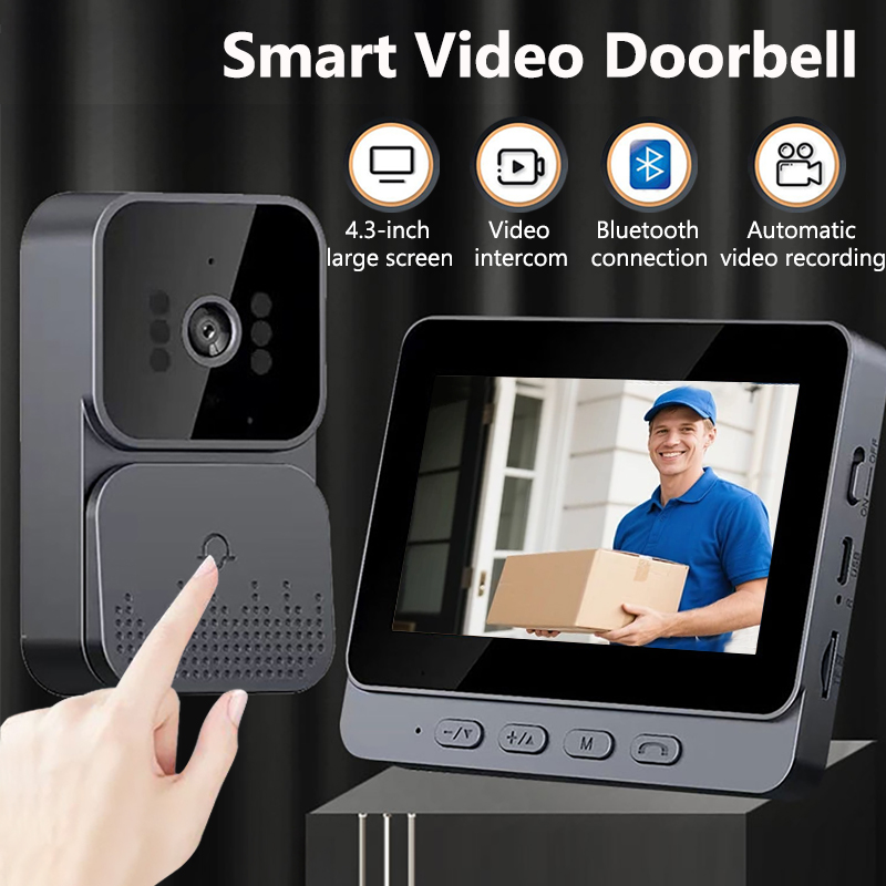 Wireless Video Intercom Doorbe - Smart Home Battery Camera recension och pris