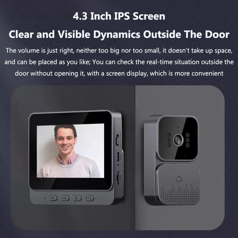 Wireless Video Intercom Doorbe - Smart Home Battery Camera recension och pris