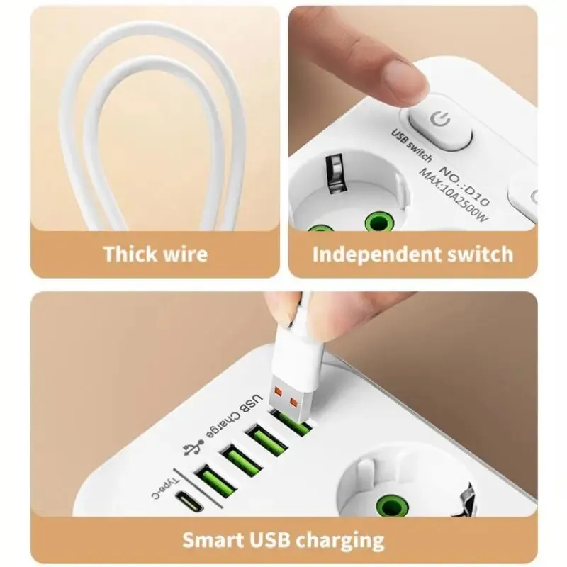 Smart 6-Socket Power Strip 2M  - Smart Power Strip recension och pris