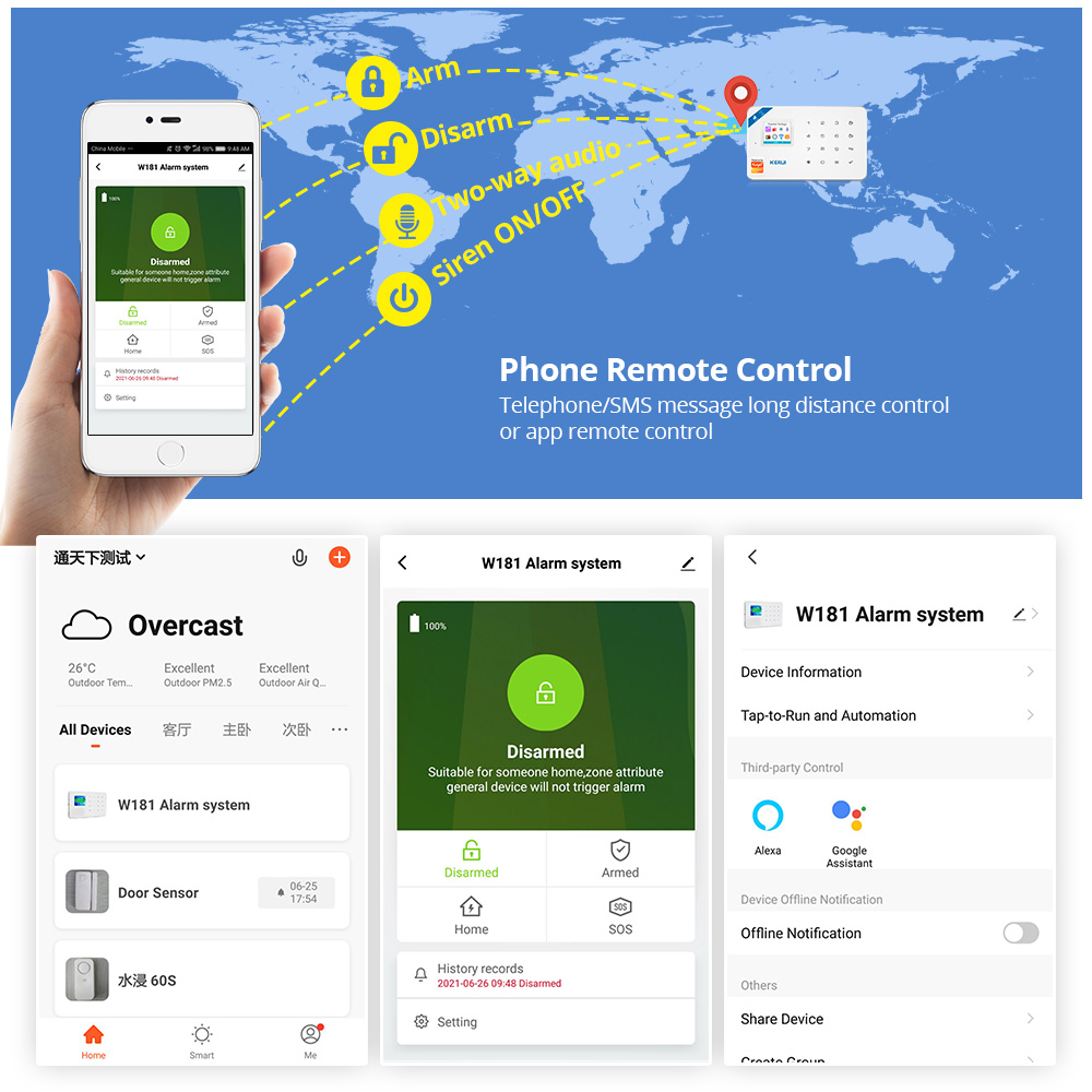 KERUI Security Alarm System Ki - Smart Home Vimar recension och pris