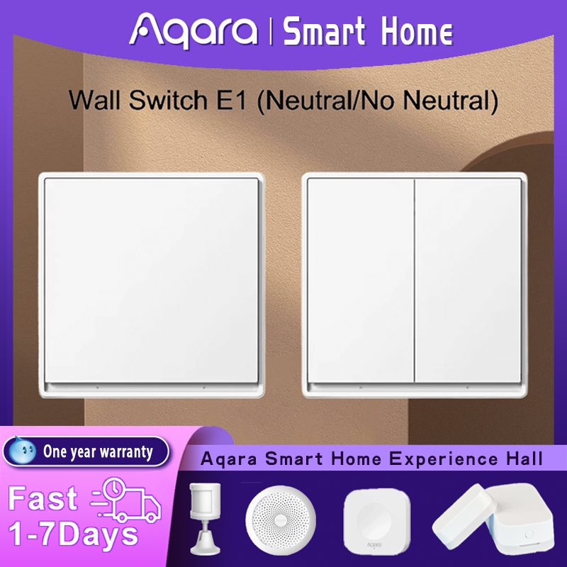 Original Aqara Wall Switch E1  - Smart Home Os recension och pris