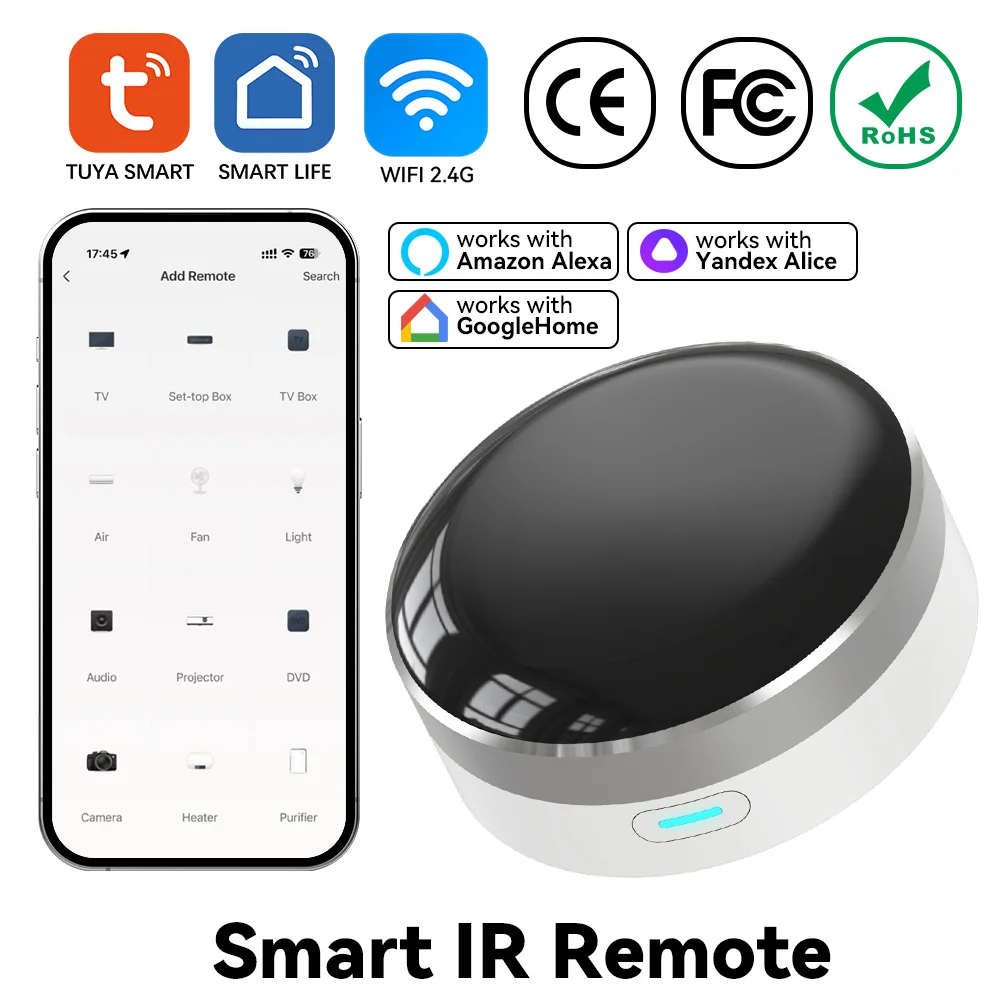 YFK WiFi Smart IR Blaster Univ - Smart Home Vimar recension och pris