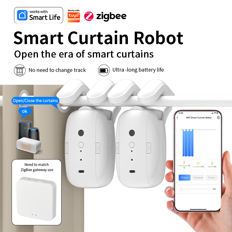 Zigbee Smart Curtain Driver Ro - Smart Home Appliances recension och pris