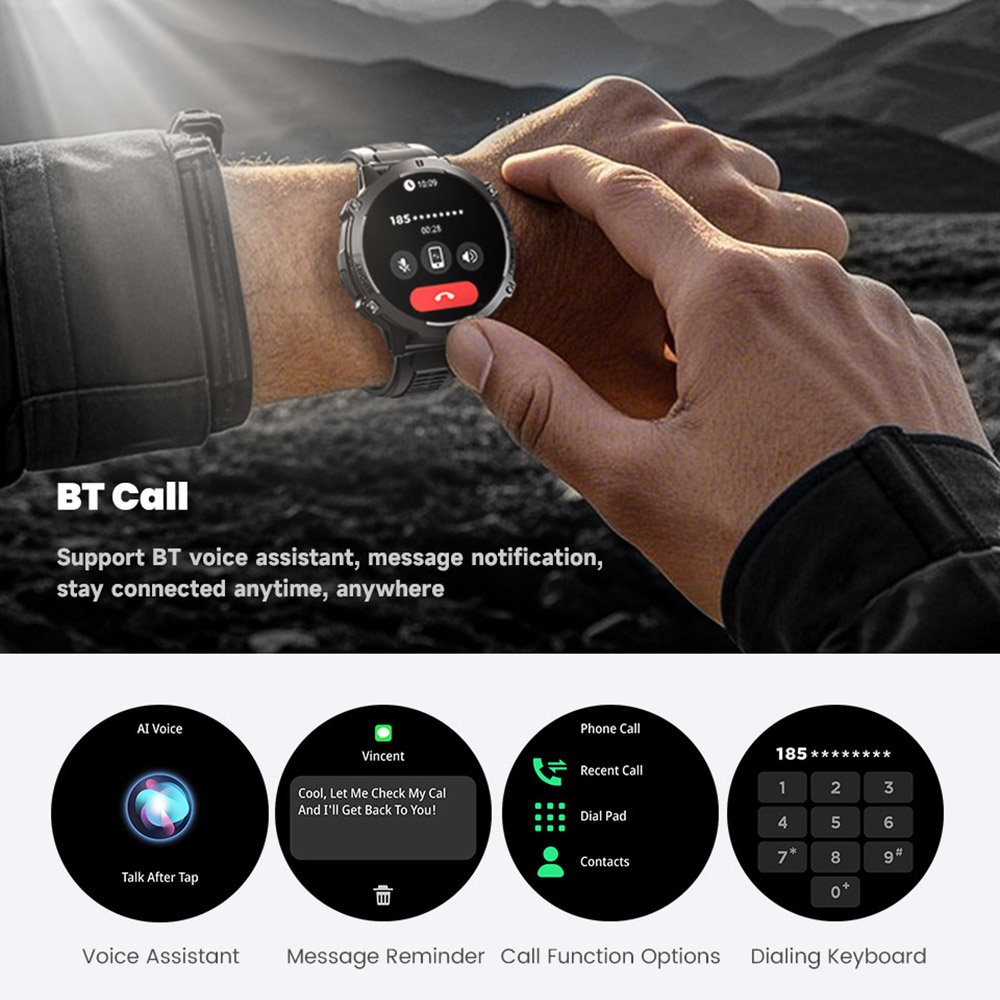 Mens Military T REX 3 Smartwat - Smart Home Os recension och pris