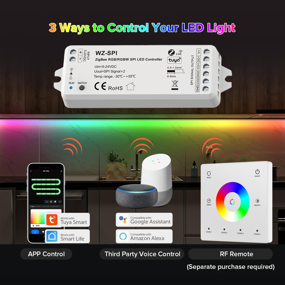 CENFAYA ZigBee RGB RGBW SPI LE - Smart Home Llm recension och pris